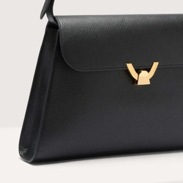 Coccinelle Dew Large Noir Women Coccinelle Shoulder Bags Coccinelle Dew Large Noir Women Coccinelle Shoulder Bags