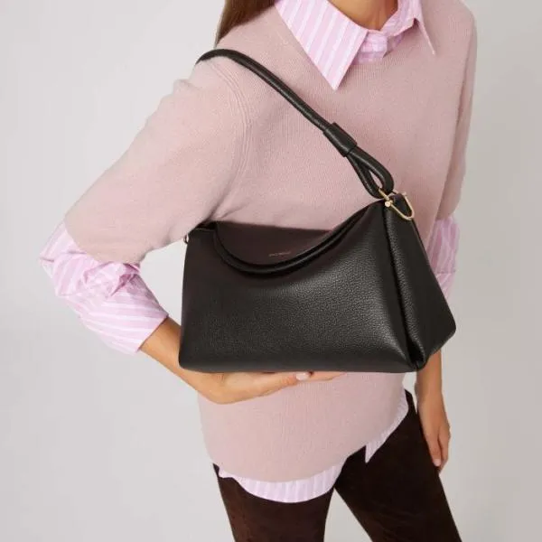 Coccinelle Eclyps Medium Noir Women Coccinelle Shoulder Bags Coccinelle Eclyps Medium Noir Women Coccinelle Shoulder Bags