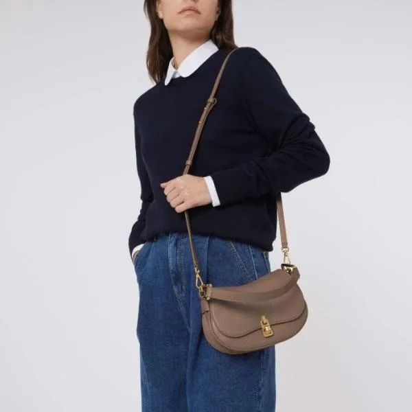 Coccinelle Magie Soft Mini Warm Taupe Women Coccinelle Top Handle Bag Coccinelle Magie Soft Mini Warm Taupe Women Coccinelle Top Handle Bag