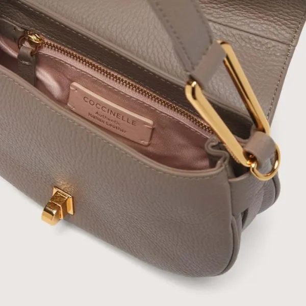 Coccinelle Magie Soft Mini Warm Taupe Women Coccinelle Top Handle Bag Coccinelle Magie Soft Mini Warm Taupe Women Coccinelle Top Handle Bag
