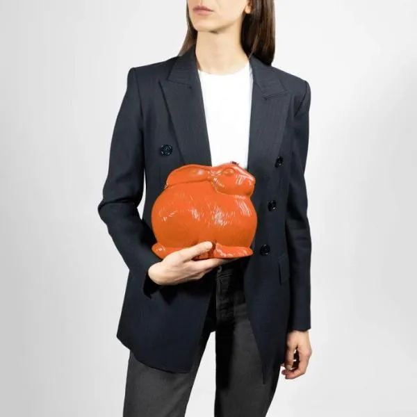 Coccinelle Rabbit Bag Arancio Women Coccinelle Crossbody Bags