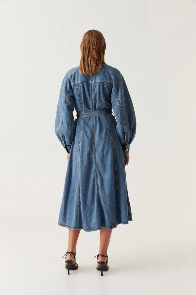 Colorado Denim Midi Dress 90039s Wash Women Aje Denim