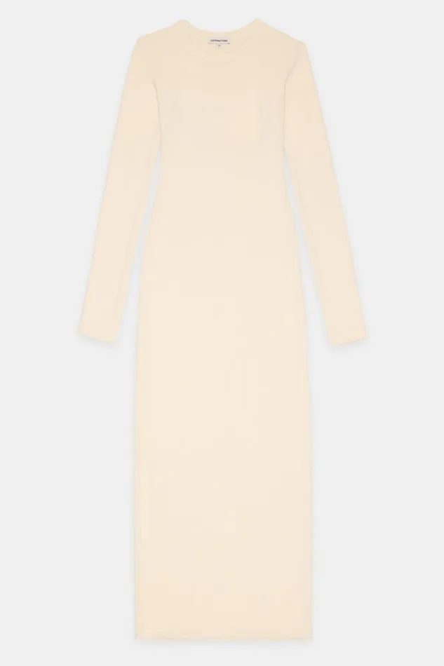 COTTON CITIZEN DRESSES Verona Crewneck Maxi Dress Bone 8211 Women