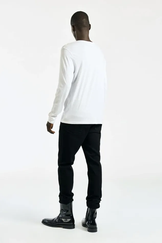 COTTON CITIZEN SHIRTS Classic Crew Long Sleeve Shirt White 8211 Men