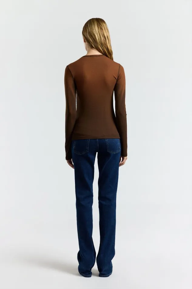 COTTON CITIZEN SHIRTS Verona Shirt Chestnut Cast 8211 Women
