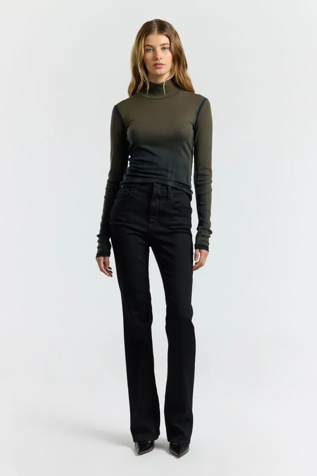 COTTON CITIZEN SHIRTS Verona Turtleneck Carbon Cast 8211 Women