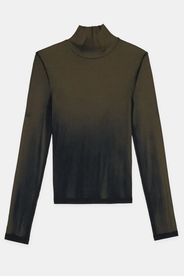 COTTON CITIZEN SHIRTS Verona Turtleneck Carbon Cast 8211 Women