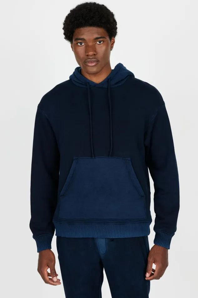 COTTON CITIZEN SWEATSHIRTS Bronx Hoodie Sale Vintage Navy 8211 Men