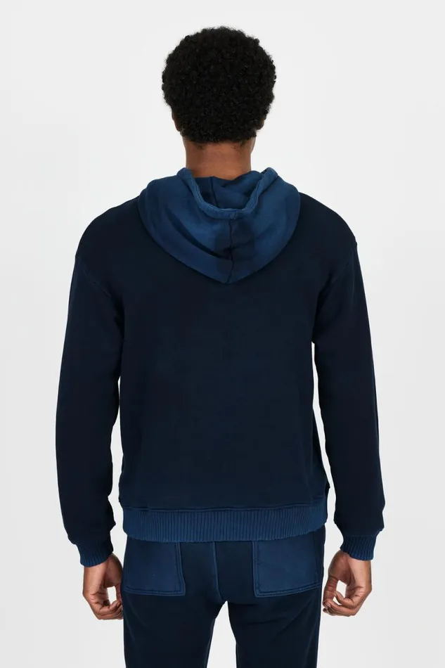 COTTON CITIZEN SWEATSHIRTS Bronx Hoodie Sale Vintage Navy 8211 Men