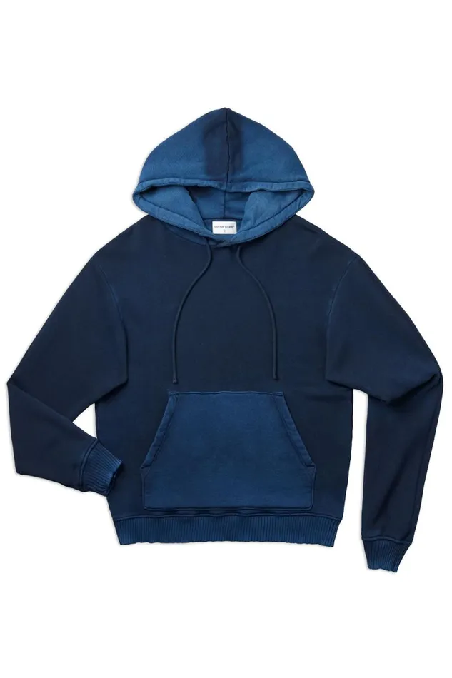 COTTON CITIZEN SWEATSHIRTS Bronx Hoodie Sale Vintage Navy 8211 Men