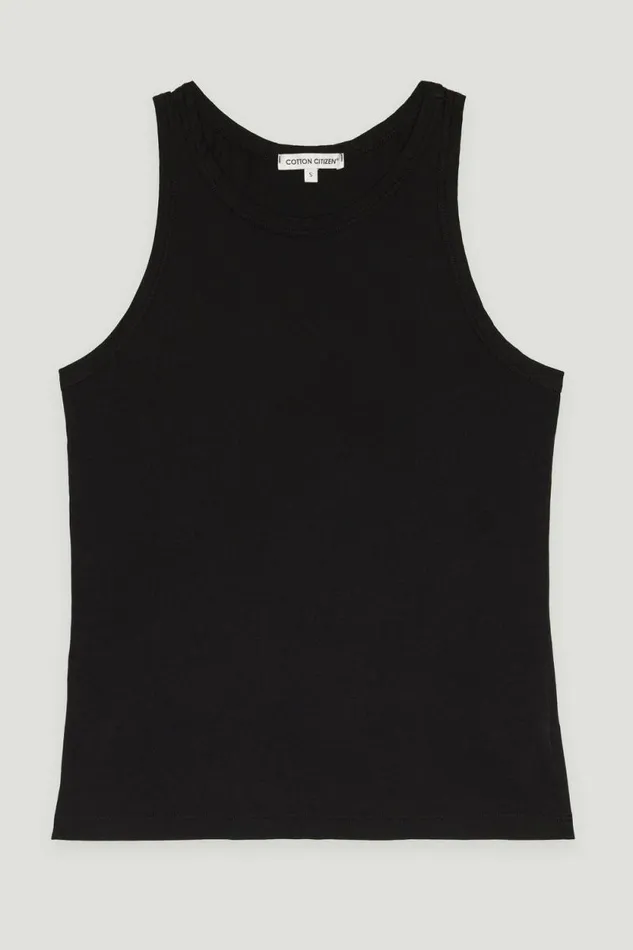 COTTON CITIZEN TANKS Standard Tank Jet Black 8211 Women