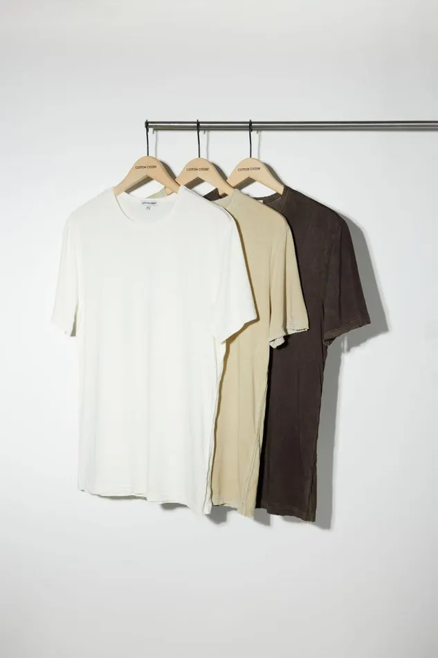 COTTON CITIZEN TEES Classic Crewneck Tee 3Pack Desert Pack 8211 Men