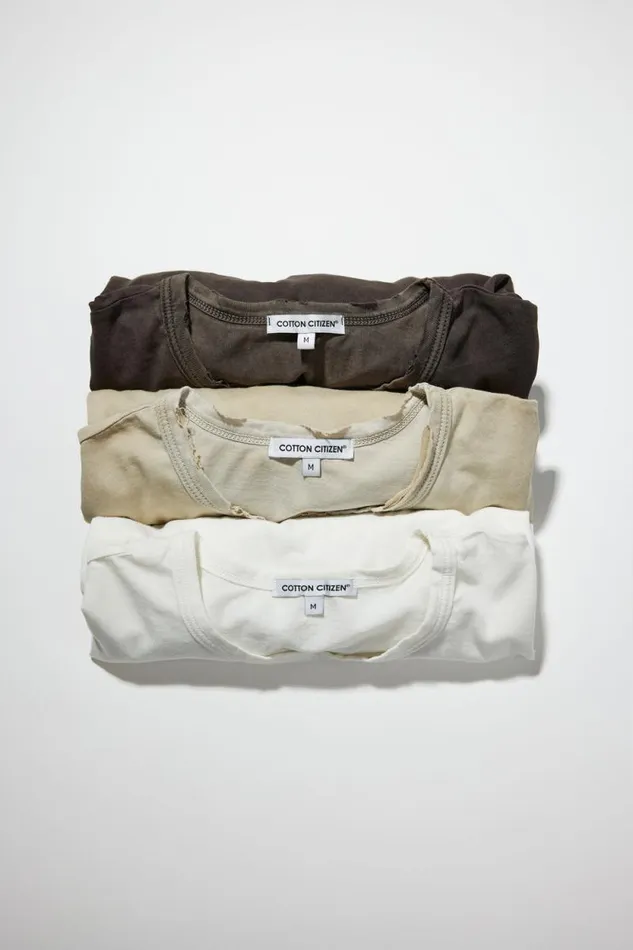 COTTON CITIZEN TEES Classic Crewneck Tee 3Pack Desert Pack 8211 Men
