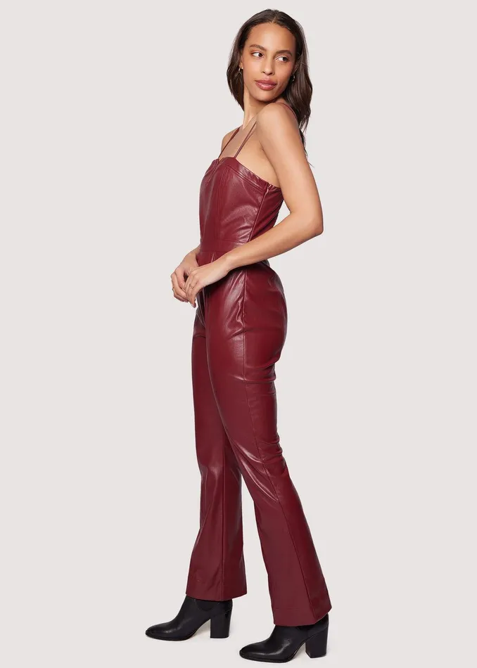 Crimson Holly Jumpsuit Merlot Women Lost Wander Romper And Jumpsuits