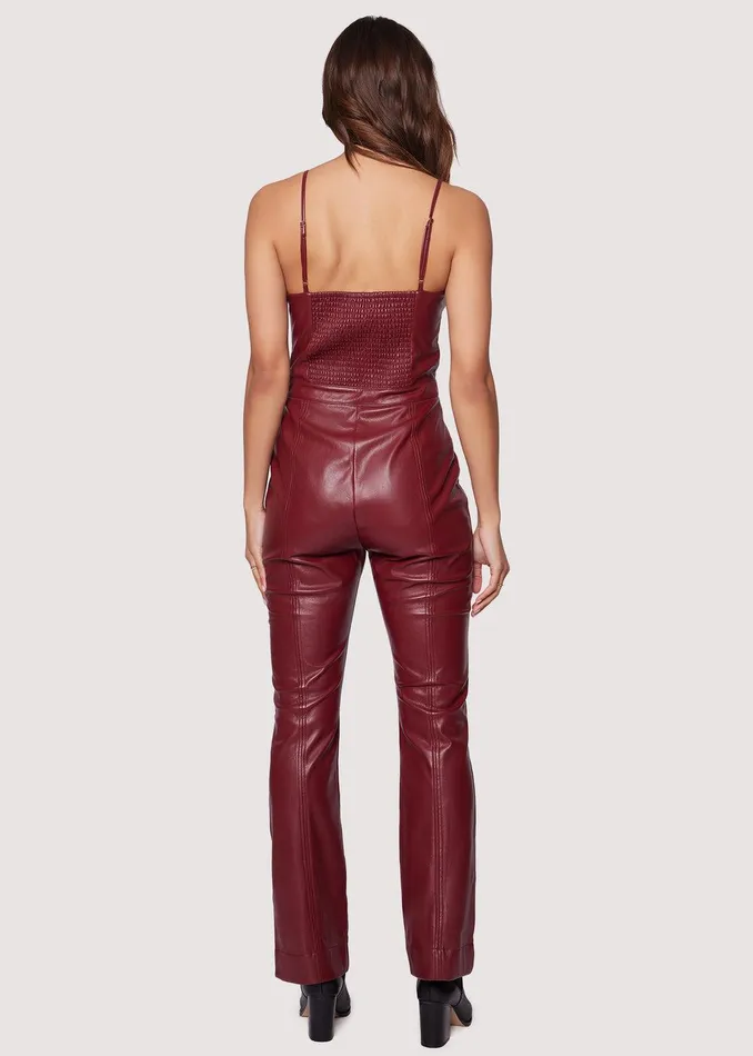 Crimson Holly Jumpsuit Merlot Women Lost Wander Romper And Jumpsuits