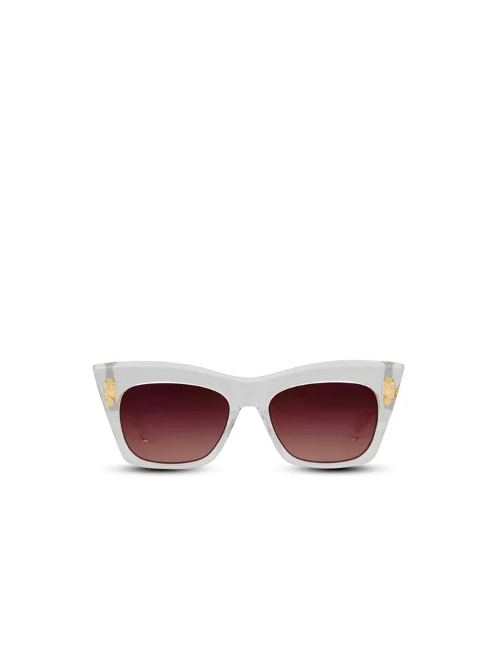 Crystal BII Sunglasses Grey Men Balmain Eyewear