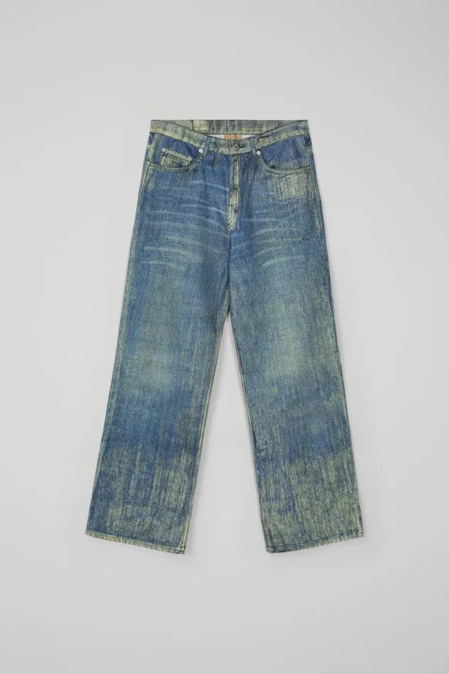 Denim Women Camper Denim Sand Blue Paint Print Denim Jeans Denim Women Camper Denim Sand Blue Paint Print Denim Jeans
