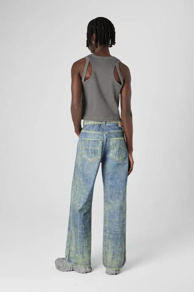 Denim Women Camper Denim Sand Blue Paint Print Denim Jeans Denim Women Camper Denim Sand Blue Paint Print Denim Jeans