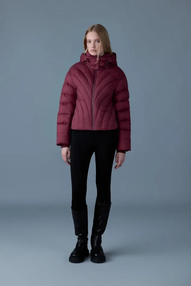 Downs and Jackets Women Mackage HOPE Softwash Rounded Quilt Down Jacket Black