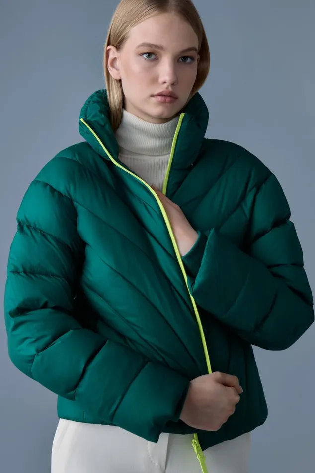 Downs and Jackets Women Mackage HOPE Softwash Rounded Quilt Down Jacket Black