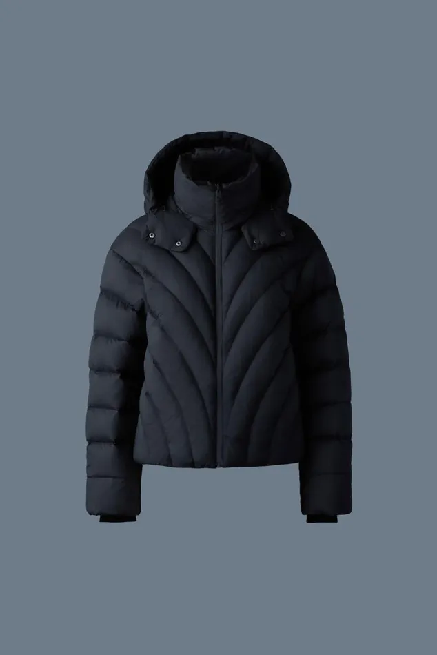 Downs and Jackets Women Mackage HOPE Softwash Rounded Quilt Down Jacket Black