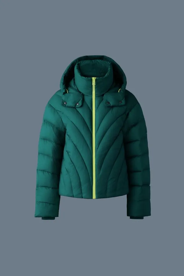 Downs and Jackets Women Mackage HOPE Softwash Rounded Quilt Down Jacket Black