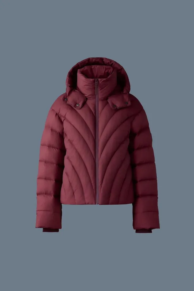 Downs and Jackets Women Mackage HOPE Softwash Rounded Quilt Down Jacket Black