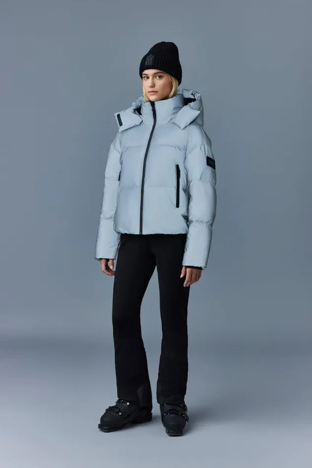 Downs and Jackets Women Mackage TESSYRF Down Jacket With Reflective Shell Reflective