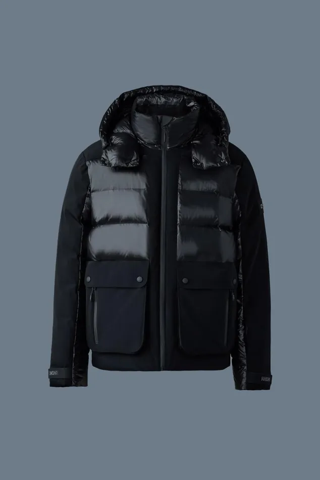 Downs and Parkas Men Mackage CODY Down Ski Jacket With Hood Black Downs and Parkas Men Mackage CODY Down Ski Jacket With Hood Black