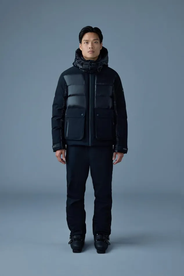 Downs and Parkas Men Mackage CODY Down Ski Jacket With Hood Black Downs and Parkas Men Mackage CODY Down Ski Jacket With Hood Black
