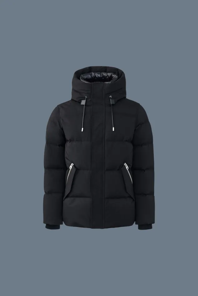 Downs and Parkas Men Mackage GRAYDON 2in1 Lustrous Light Down Jacket Navy