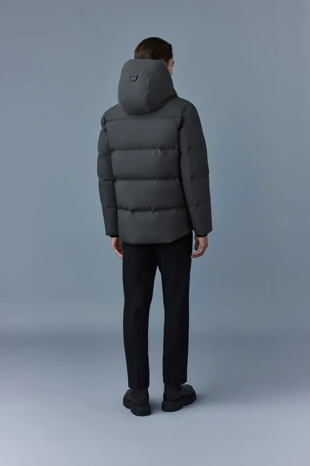 Downs and Parkas Men Mackage GRAYDON 2in1 Lustrous Light Down Jacket Navy