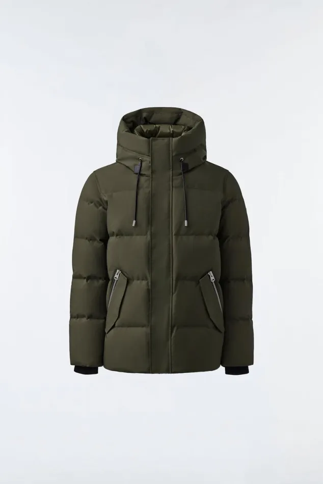 Downs and Parkas Men Mackage GRAYDON 2in1 Lustrous Light Down Jacket Navy