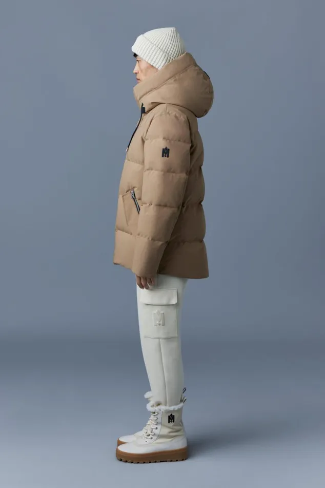 Downs and Parkas Men Mackage GRAYDON 2in1 Lustrous Light Down Jacket Navy
