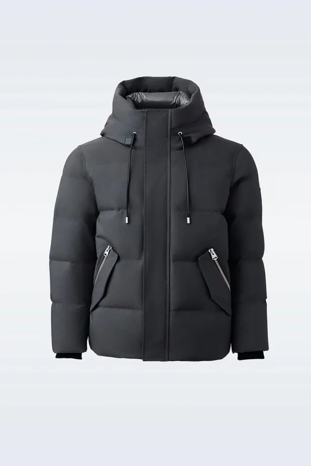 Downs and Parkas Men Mackage GRAYDON 2in1 Lustrous Light Down Jacket Navy