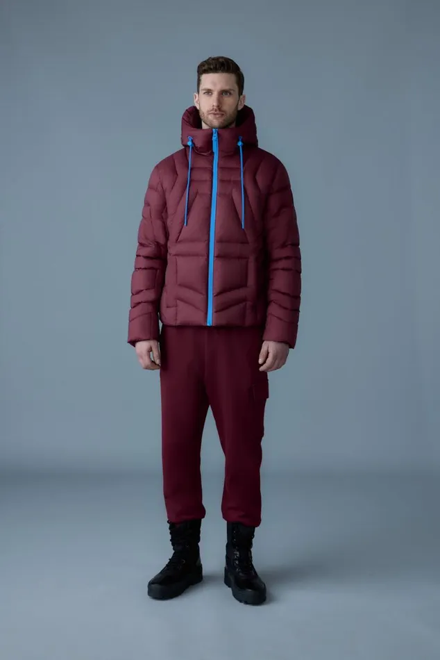 Downs and Parkas Men Mackage LUKE Softwash Geometrical Channel Quilt Down Jacket Black Downs and Parkas Men Mackage LUKE Softwash Geometrical Channel Quilt Down Jacket Black