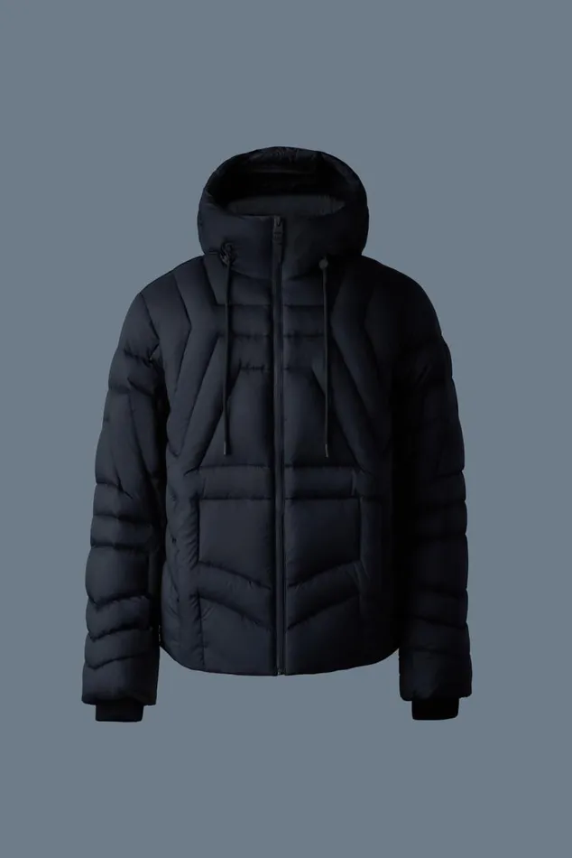 Downs and Parkas Men Mackage LUKE Softwash Geometrical Channel Quilt Down Jacket Black Downs and Parkas Men Mackage LUKE Softwash Geometrical Channel Quilt Down Jacket Black