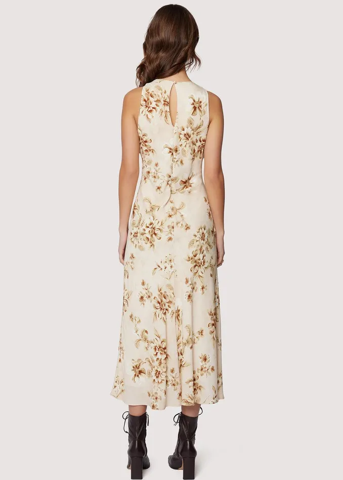 Dream Of Iris Midi Dress Creamfloral Women Lost Wander Dresses
