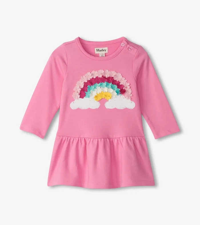Dresses Baby and Toddler Hatley Baby and Toddler Girls Rainbow Cloud Flounce Skirt Dress