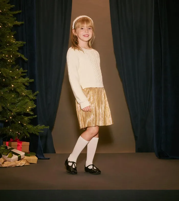 Dresses Girls Hatley Girls Holiday Mixed Media Dress