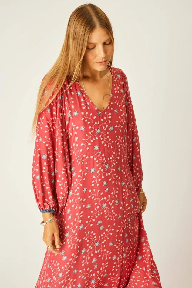 Dresses Shop Natalie Martin ALICE DRESS Pinwheel Barn Red