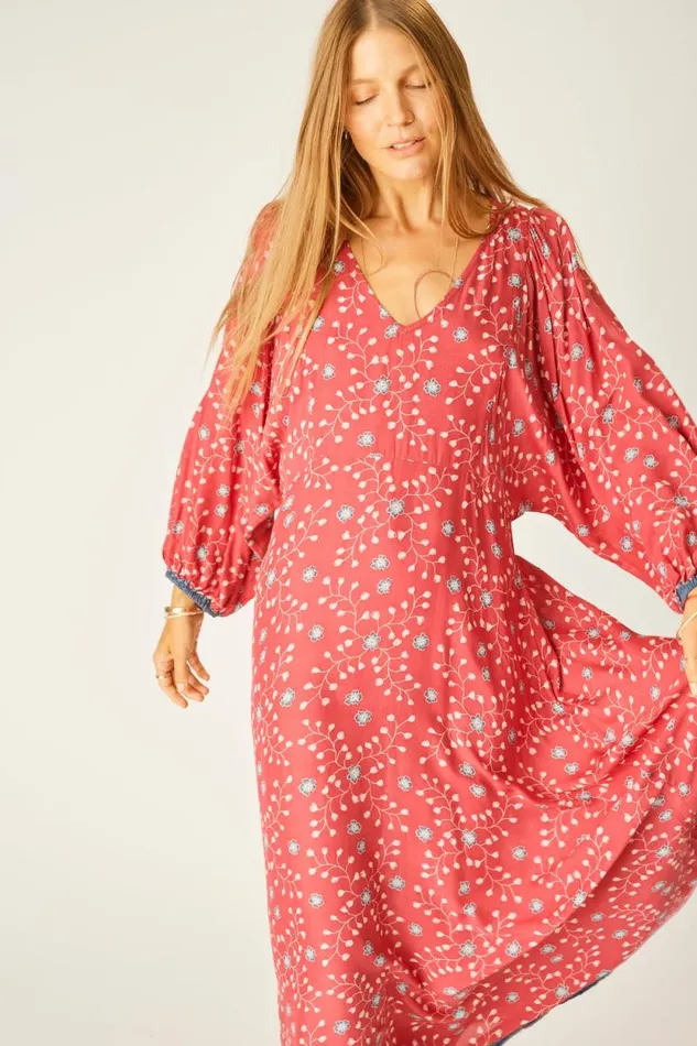 Dresses Shop Natalie Martin ALICE DRESS Pinwheel Barn Red
