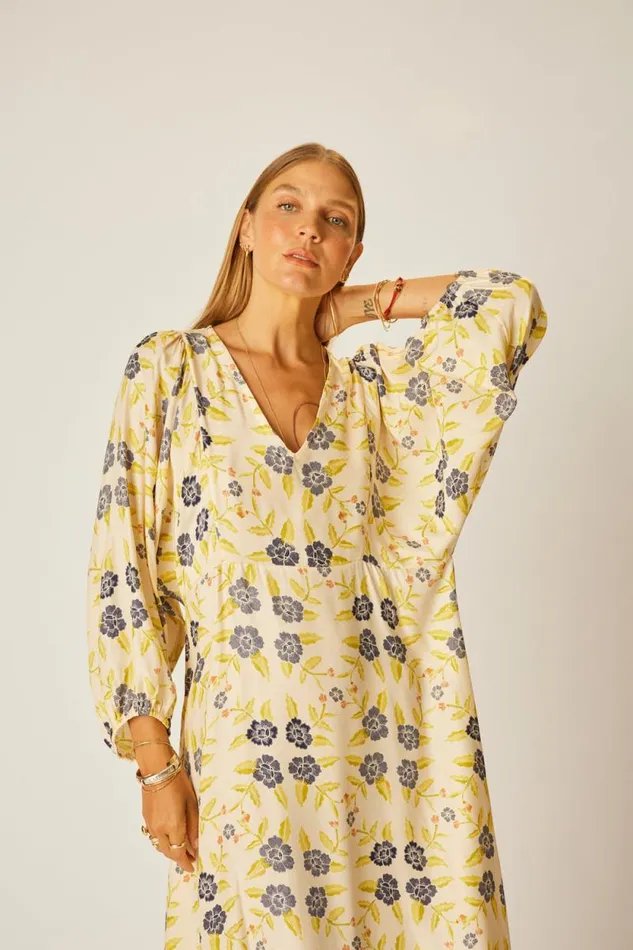 Dresses Shop Natalie Martin ALICE DRESS Prairie Indigo