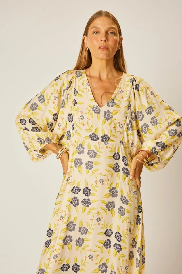 Dresses Shop Natalie Martin ALICE DRESS Prairie Indigo