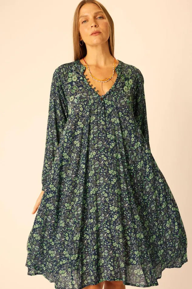 Dresses Shop Natalie Martin FIORE SHORT DRESS Petite Fleur Marine