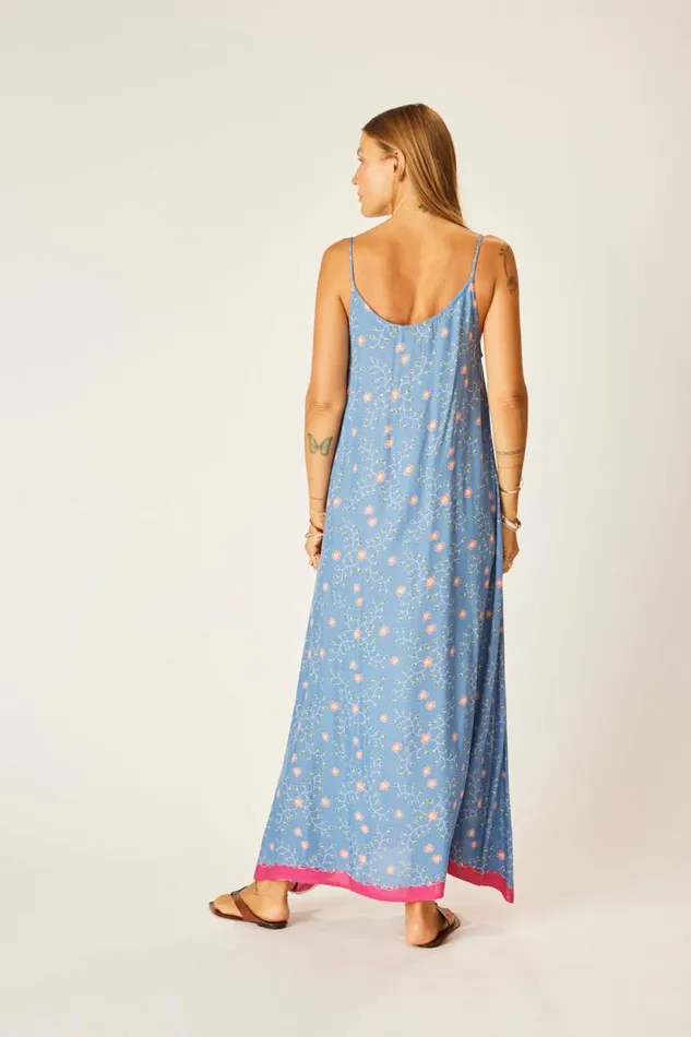 Dresses Shop Natalie Martin HEATHER MAXI Pinwheel Denim