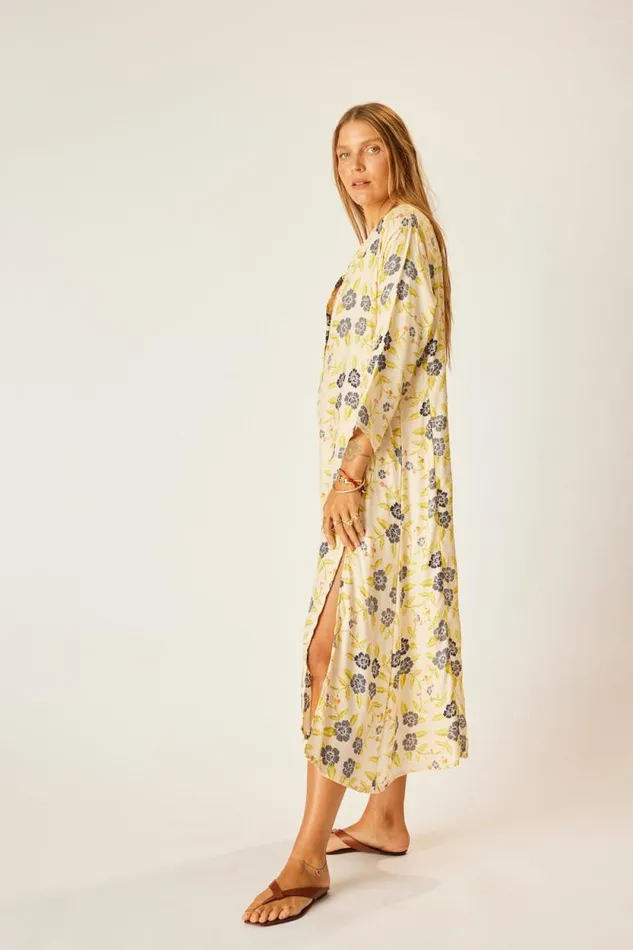Dresses Shop Natalie Martin ISOBEL DRESS Prairie Indigo