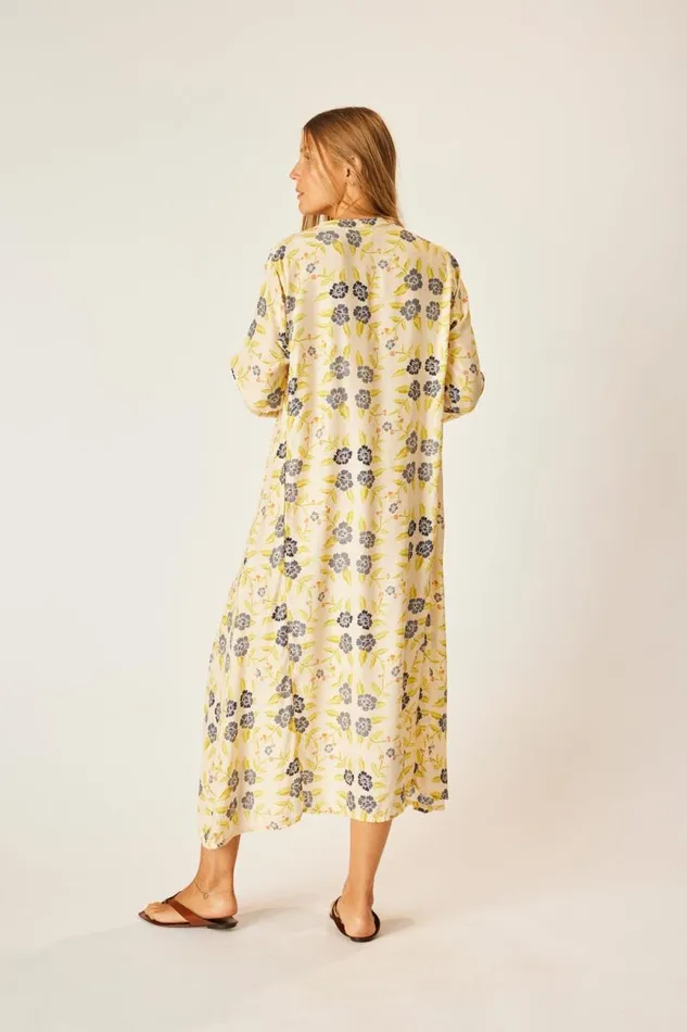 Dresses Shop Natalie Martin ISOBEL DRESS Prairie Indigo