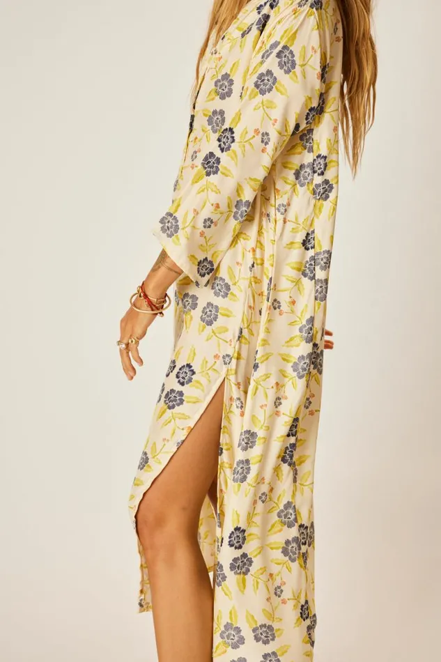 Dresses Shop Natalie Martin ISOBEL DRESS Prairie Indigo