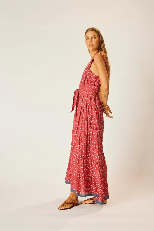 Dresses Shop Natalie Martin JASMINE MAXI Pinwheel Barn Red